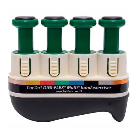 Fabrication Enterprises Digi-Flex Multi Hand Exerciser, Basic Starter Pack, Green, Moderate 673417